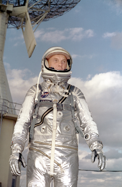 Space History Photo: Glenn at the Cape